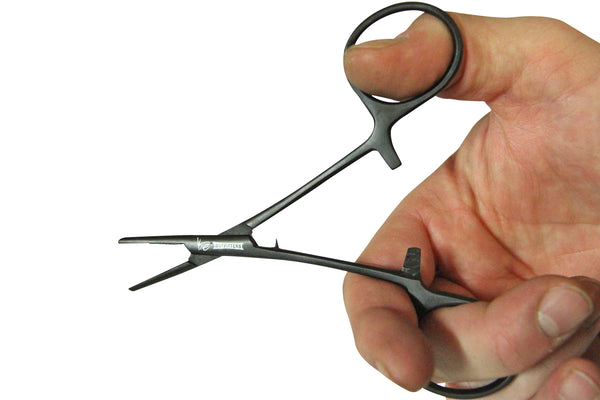 Fish Gripper Kingfisher Fat Finger Clamp Forcep Hemostat For Fly