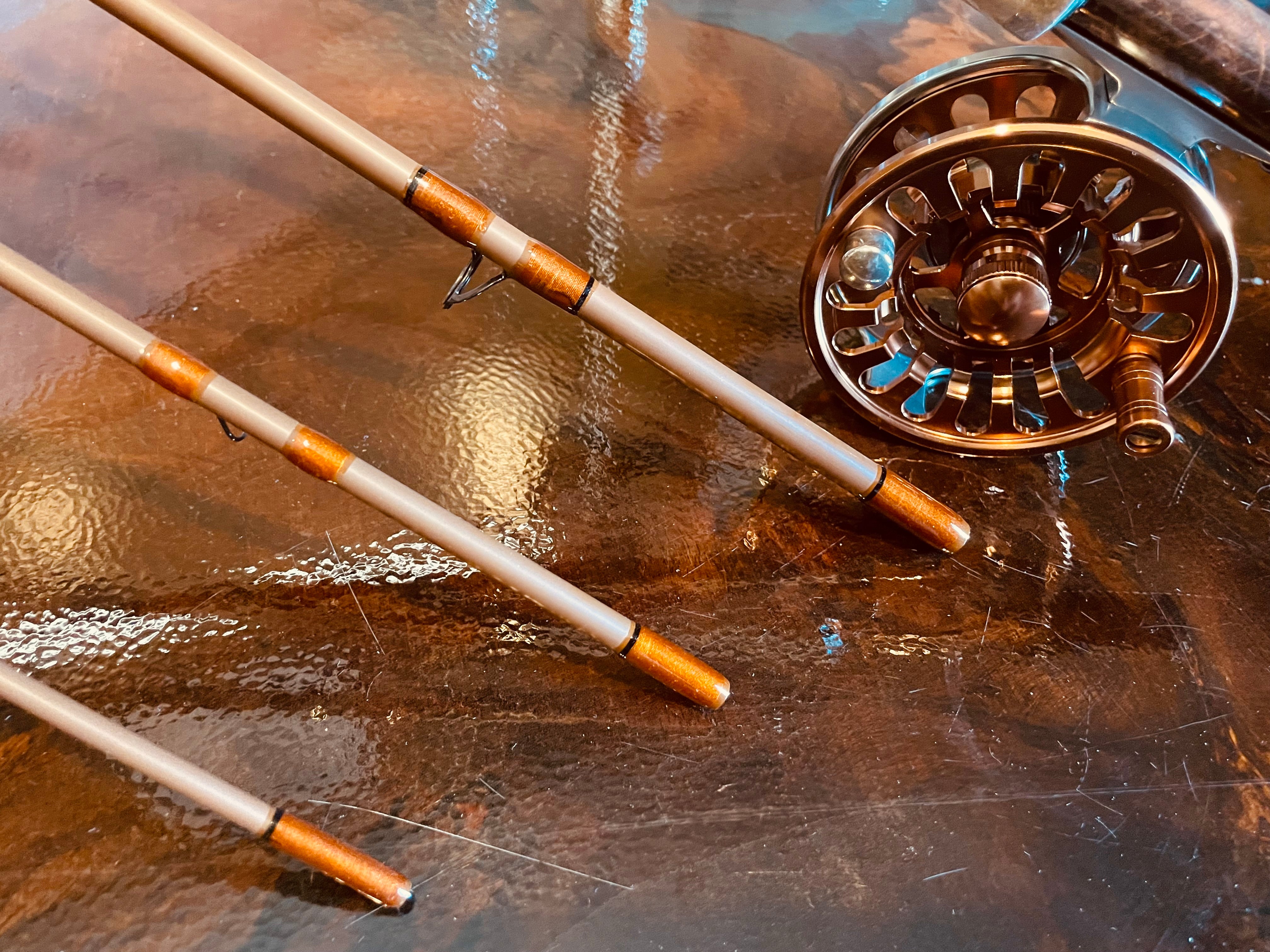 copper fishing rod and reel combos Silhouette Series Fly Fishing Rod & Reel Combo