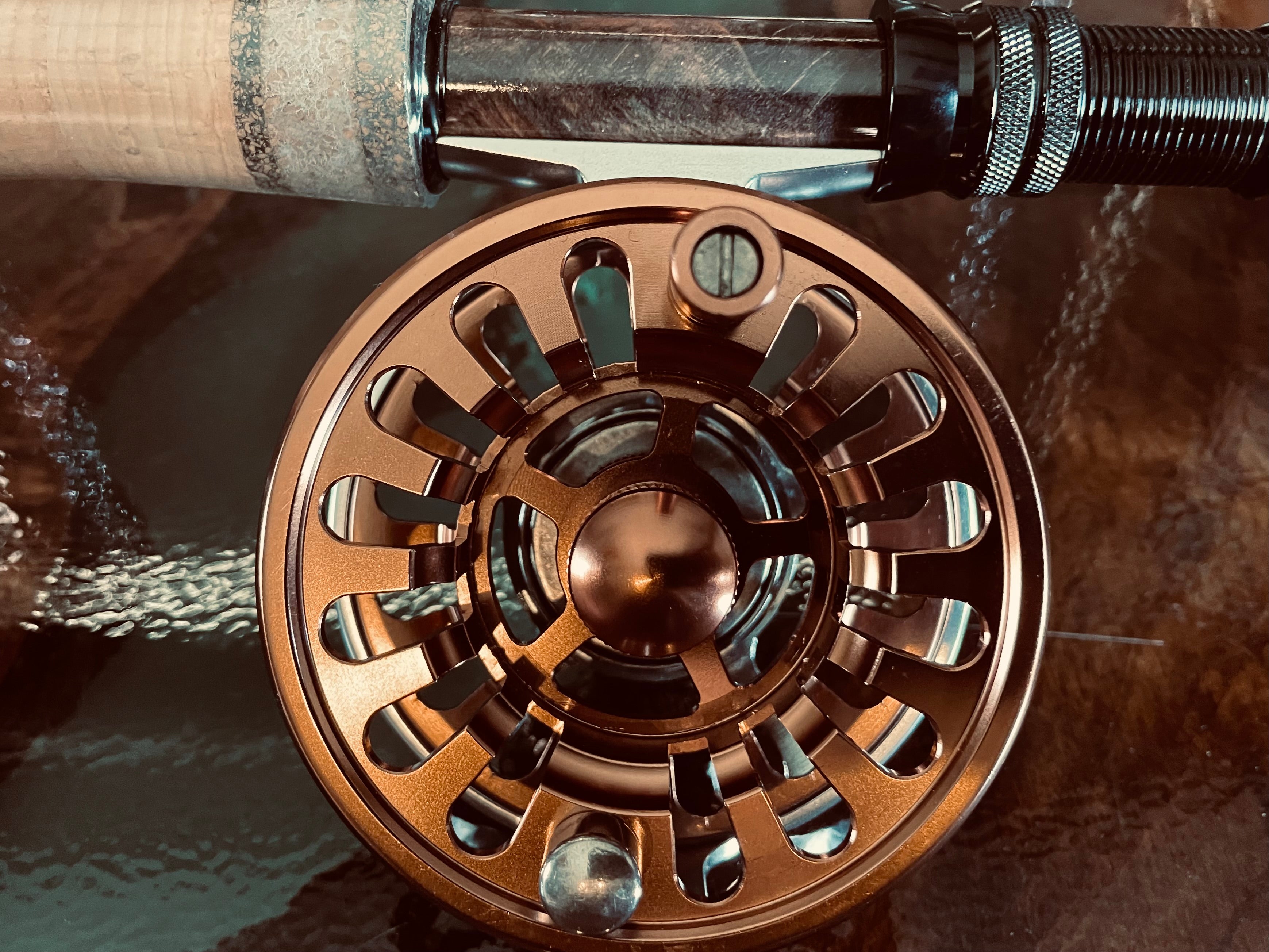 copper fishing pole and reel combo Silhouette Series Fly Fishing Rod & Reel Combo