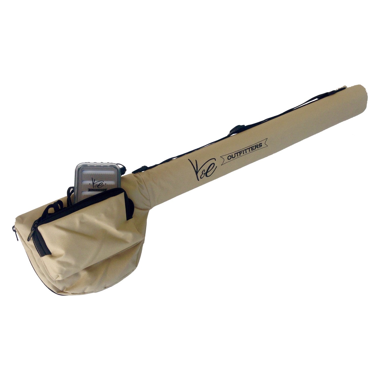 Fly Fishing Rods Case, Fishing Rod Tube Case Wear Resistant, Large